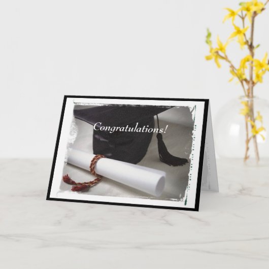 Der Absolvent Karte (Gelbe Blume)