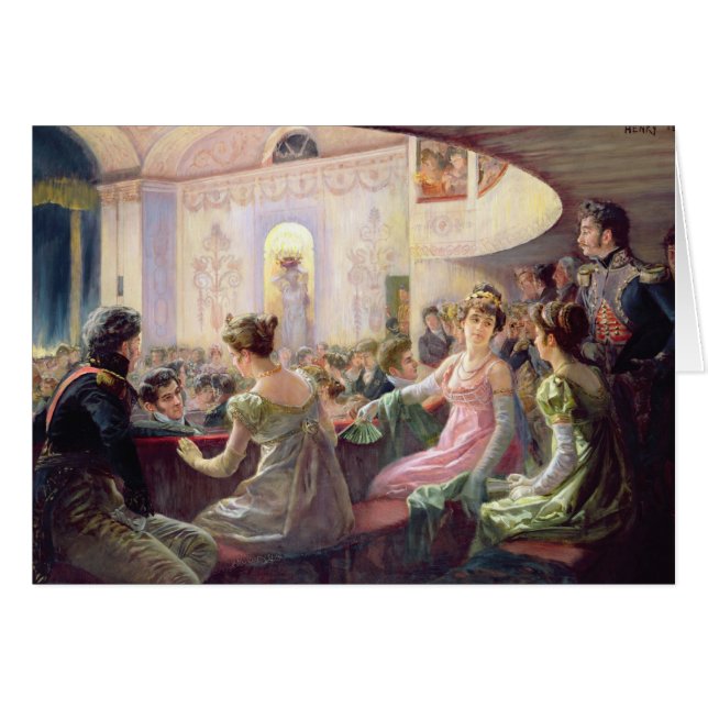 Der Abstand am Theater (Vorderseite (Horizontal))