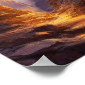 Der Abstieg der Sonne ins Herz des Alten Poster (Ecke)