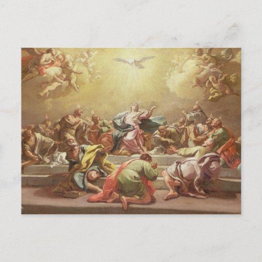 Der Abstieg des Heiligen Geistes Postkarte (Vorderseite)