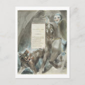 Der Abstieg Odins, einer Ode, von den "Gedichten d Postkarte (Vorderseite)