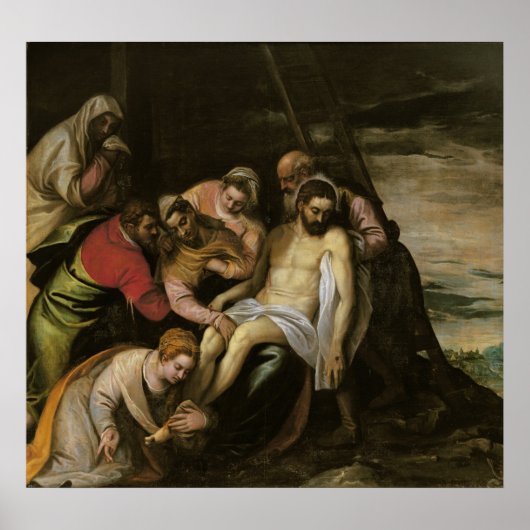 Der Abstieg vom Kreuz Poster (Vorne)