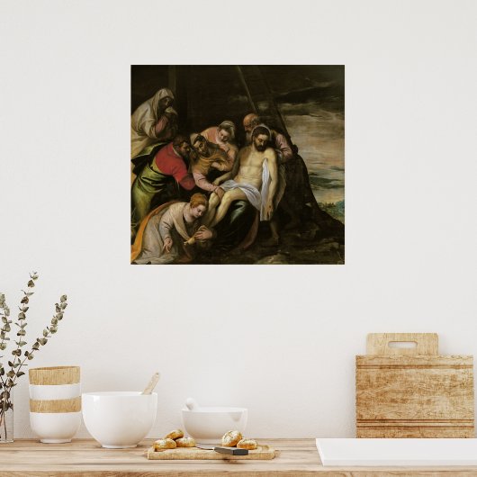 Der Abstieg vom Kreuz Poster (Küche)