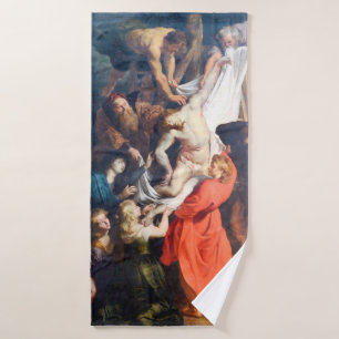 Der Abstieg vom Kreuz, Rubens Badehandtuch