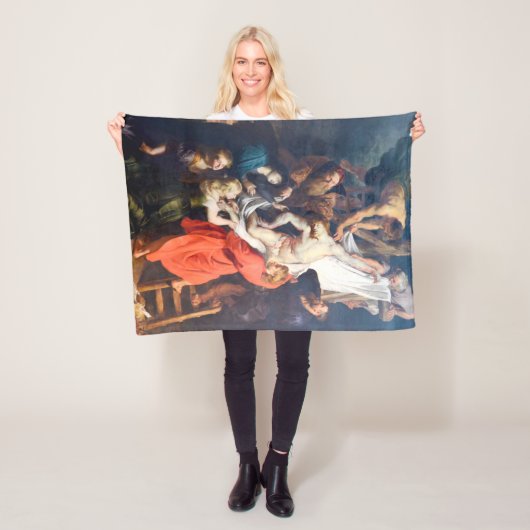 Der Abstieg vom Kreuz, Rubens Fleecedecke (Beispiel)