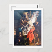 Der Abstieg vom Kreuz, Rubens Postkarte (Vorne/Hinten)