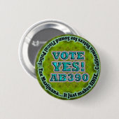 Der Abstimmung Knopf AB390 JA Button (Vorne & Hinten)