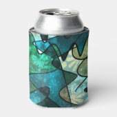 Der Abstrakte Doodle-Effekt aus gepolstertem Glas Dosenkühler (Kanne Vorderseite)