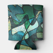 Der Abstrakte Doodle-Effekt aus gepolstertem Glas Dosenkühler (Rückseite)