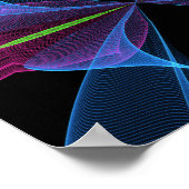 Der abstrakte Druck Poster (Ecke)