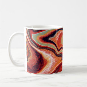 Der abstrakte Hintergrund der Technik Kaffeetasse
