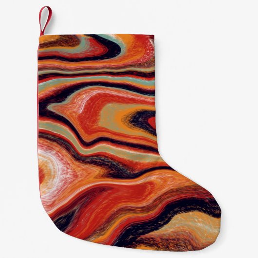 Der abstrakte Hintergrund der Technik Kleiner Weihnachtsstrumpf (Vorderseite)