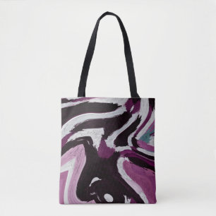 Der abstrakte Hintergrund des Pinselstrichs. Kunst Tasche