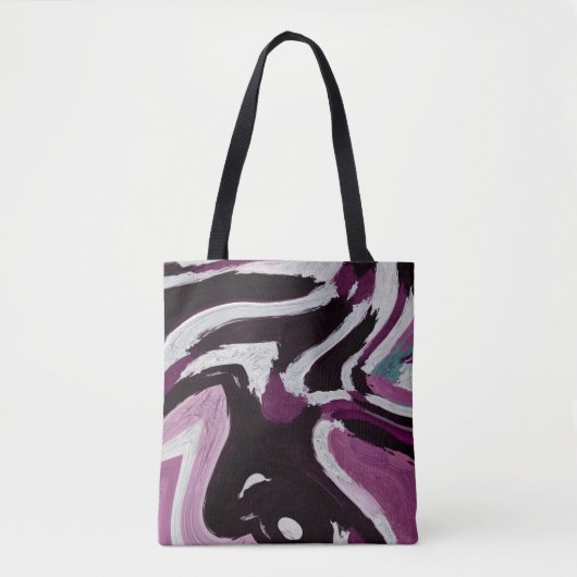 Der abstrakte Hintergrund des Pinselstrichs. Kunst Tasche (Vorderseite)