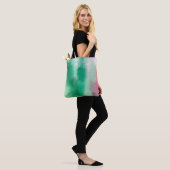 Der abstrakte Hintergrund des Pinselstrichs. Kunst Tasche (Am Model)