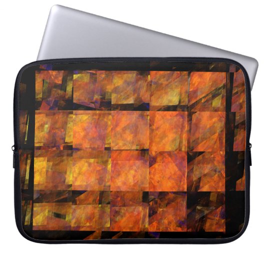 Der Abstrakte Kunstschläfer der Wall Laptopschutzhülle (Vorderseite)