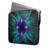 Der Abstrakte Kunstschläfer Laptopschutzhülle (Vorderseite Links)