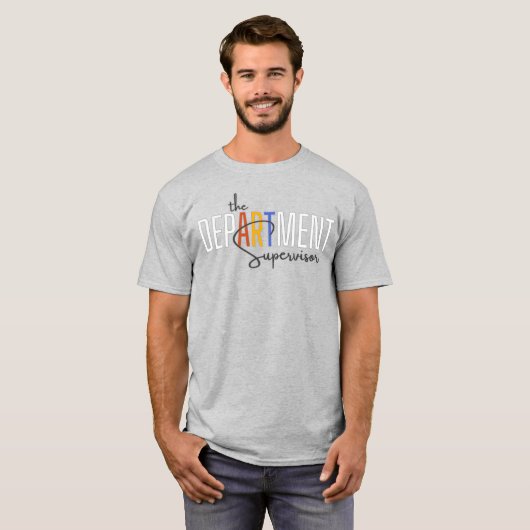 Der Abteilungsleiter, Kunstlehrer T-Shirt (Vorne ganz)