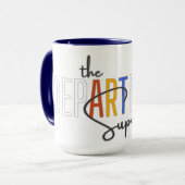Der Abteilungsleiter, Kunstlehrer Tasse (Vorderseite Links)