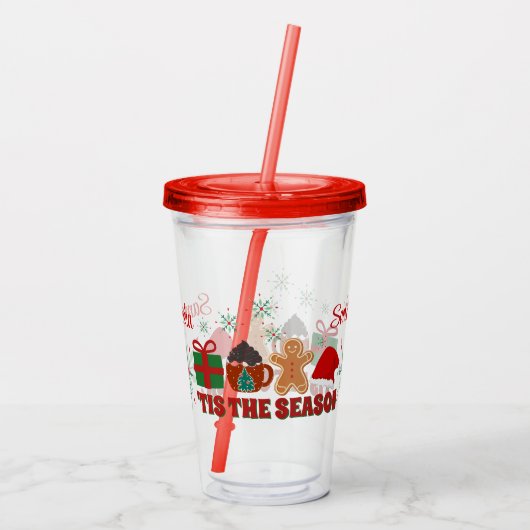 Der Acrylic Tumbler ist individuell anpassbar Acryltrinkbecher (Rückseite)