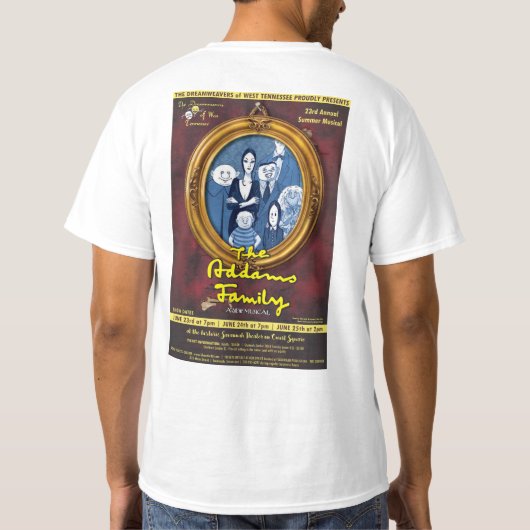 DER ADDAMS FAMILIEN-T - SHIRT (Rückseite)