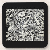 Der Adept oder ein Freakish Transfiguration Plasti Getränkeuntersetzer (Vorderseite)