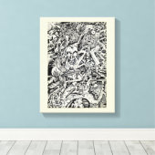 Der Adept von Brian Benson Leinwanddruck (Insitu (Holzboden))