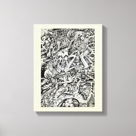 Der Adept von Brian Benson Leinwanddruck