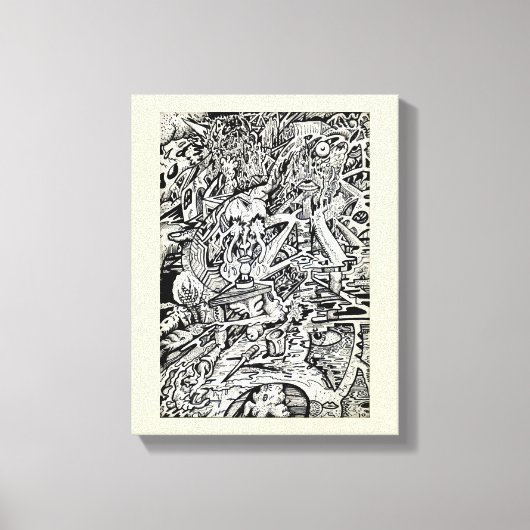 Der Adept von Brian Benson Leinwanddruck (Vorderseite)