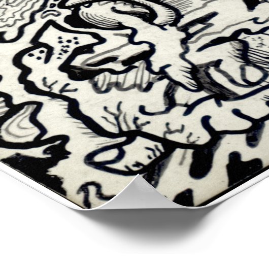 Der Adept von Brian Benson Poster (Ecke)