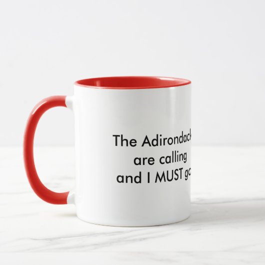 Der Adirondacks nennen - Adirondack Stuhl Tasse (Links)