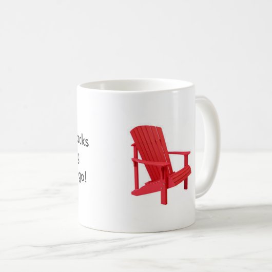 Der Adirondacks nennen - Adirondack Stuhl Tasse (VorderseiteRechts)
