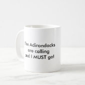 Der Adirondacks nennen - Adirondack Stuhl Tasse (Vorderseite Links)