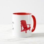 Der Adirondacks nennen - Adirondack Stuhl Tasse (VorderseiteRechts)