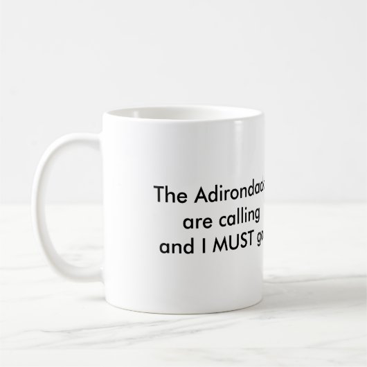 Der Adirondacks nennen - Adirondack Stuhl Tasse (Links)