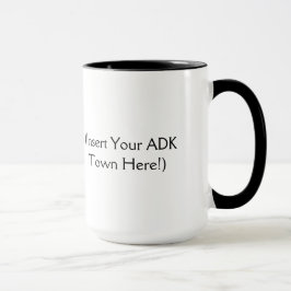 Der Adirondacks nennen - fügen Sie Ihre ADK Stadt Tasse