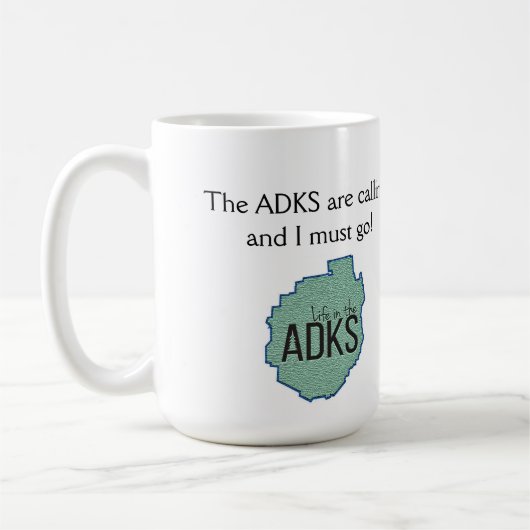 Der Adirondacks nennen - indischer See Tasse (Links)