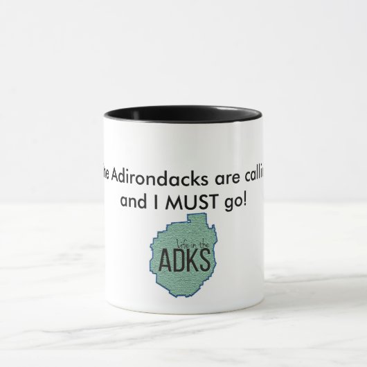 Der Adirondacks nennen Tasse (Zentrum)