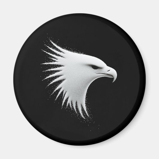 Der Adler - Abstrakte Mauer Magnet (Vorne)
