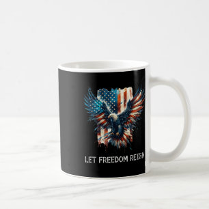 Der Adler der amerikanischen Flagge am 4. Juli Shi Kaffeetasse