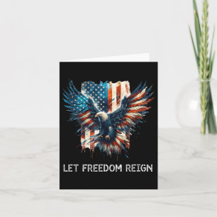 Der Adler der amerikanischen Flagge am 4. Juli Shi Karte