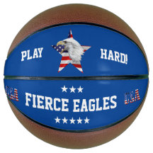 Der Adler, die amerikanische Flagge, der Star