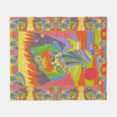 Der Adler Fleecedecke (Vorderseite (Horizontal))