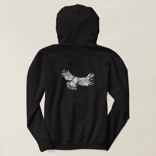 Der Adler 🦅 Hoodie (Design Rückseite)