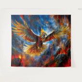 Der Adler Phoenix Wandteppich (Vorderseite (Horizontal))