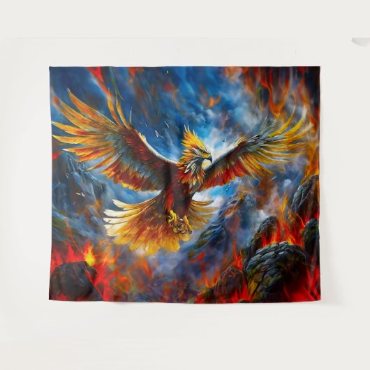 Der Adler Phoenix Wandteppich (Vorderseite (Horizontal))