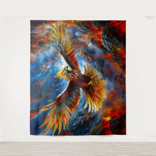 Der Adler Phoenix Wandteppich (Vorderseite)
