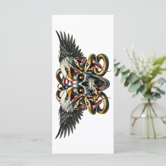 Der Adler und Schlangen Gott der Finsternis Dämon Karte (Stehend Vorderseite)