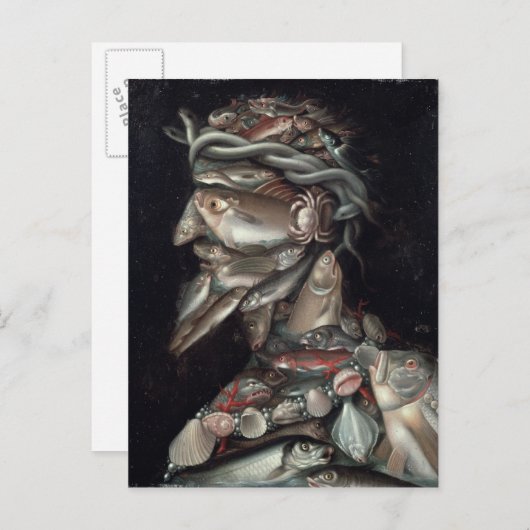 Der Admiral Postkarte (Vorne/Hinten)