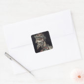 Der Admiral Quadratischer Aufkleber (Umschlag)